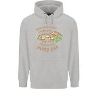 Cosa Succede Nella Stalla Per Pecore Felpa Uomo