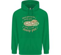 Cosa Succede Nella Stalla Per Pecore Felpa Uomo