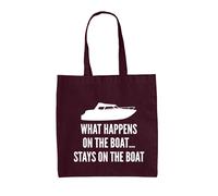 Cosa Succede Sulla Barca - Borsa In Tela - Yacht Stag Di Vacanza