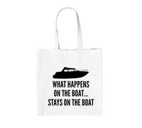 Cosa Succede Sulla Barca - Borsa In Tela - Yacht Stag Di Vacanza