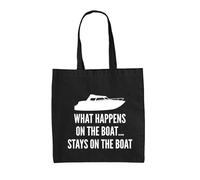 Cosa Succede Sulla Barca - Borsa In Tela - Yacht Stag Di Vacanza