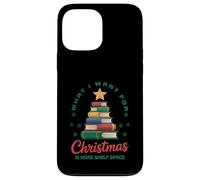 Cosa voglio per Natale Shelf Space Book Lover Bibliophile Custodia per iPhone 13 Pro Max