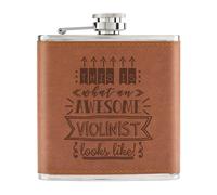 Cosa Vuol Dire Un Grande Liutaio: Borraccia In Pelle PU 6oz Tan