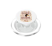 Cosa vuole il Dobie Doberman Pinscher Cane Mamma Papà PopSockets PopGrip per MagSafe
