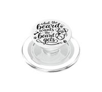 Cosa vuole la barba Schnauzer Cane Mamma Papà PopSockets PopGrip per MagSafe