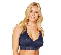 Cosabella Never Say Nevertm Curvy Racie Racerback Bralette Reggiseno, Bleu Marine, L Donna