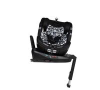 Cosatto All in All Ultra - Seggiolino auto iSize, girevole a 360°, gruppo 0+123, 0-36 kg, 0-12 anni, 40-150 cm, ISOFIX, ERF, R129, anti fuga (sagoma nera)