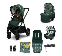 Cosatto Giggle 4 Travel System Everything Bundle | Carrozzina, passeggino, navicella e borsa, seggiolino auto e base | nascita 4 anni, i-size gruppo 0 | pieghevole compatto, coprigambe, borsa