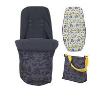 Cosatto Pacchetto accessori ridacchia - Borsa cambio e parapiedi per tutte le stagioni, Nature Trail