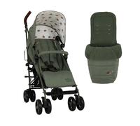 Cosatto Supa 3 Passeggino con coprigambe - Passeggino leggero dalla nascita a 25 kg - Facile, compatto, pieghevole, grande cestino per la spesa, sacco per la spesa con maniglia per il trasporto