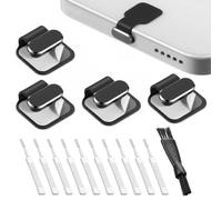 Cosblisvia 4 USB C Tappi Antipolvere Compatibili Con iPhone Air Nero