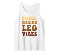 Cosce Spesse Leo Vibes per Le Donne Zodiac Gift Oroscopo Canotta