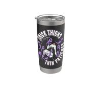 Cosce spesse sottile pazienza - Spooky Funny Bicchiere termico in acciaio inox doppia parete