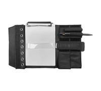 Cosciale pilota - Portablocco per ginocchio a 7 slot, Blocco note con cinturino per le gambe regolabile, Superficie di scrittura resistente, Organizzatore di documenti portatile, Accessorio portablocc