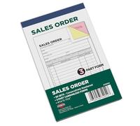 COSCO Moduli aziendali 3-Part Carbonless numerati consecutivamente, ordine di vendita, 10,5 x 18,4 cm, 50 set (074054)