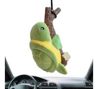 Coscolatore per specchietto retrovisore vagabondi in peluche: tartaruga e panda appeso peluche per interni auto | auto morbidi per chiavi, borse, zaini, encan