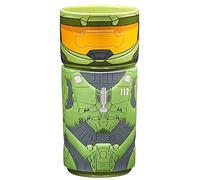 CosCups Numskull Halo Master Chief Tazza in ceramica con manicotto in gomma, 400 ml, prodotto ufficiale Halo