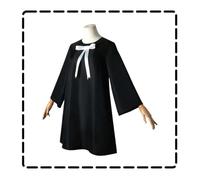 CosDogs Anime SPY×FAMILY A'nya F'orger Costume Cosplay con Parrucca Copricapo Accessori Donna Uomo Bambino Vestito Halloween Carnevale Vestito Nero Kimono Completo