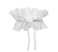 COSDREAMER collare vittoriano donna Costume elisabettiano con volant e collo a ruff rinascimentale, N, Taglia unica