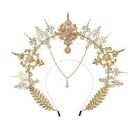 COSDREAMER Halo Crown Mary Dea Fascia da donna Halloween Costume Dea Copricapo (W), Taglia unica