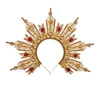 COSDREAMER Halo Crown Mary Dea Fascia da donna per Halloween Costume Dea Copricapo (N)