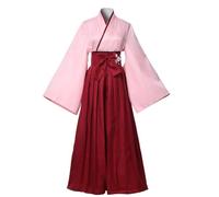 COSDREAMER Kimono da donna Geisha giapponese Yukata con volant top e pantaloni (Large)