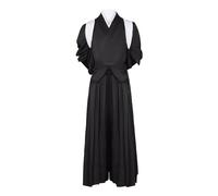 COSDREAMER Kimono giapponese samurai da uomo, uniforme Hakama, costume tradizionale di arti marziali Aikido Kendo, bianco, XS