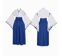 COSDREAMER Kimono Robe Geisha Giapponese Yukata Volant Top Pantaloni Set