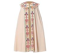 COSDREAMER Veste per abiti da chiesa cattolici, unisex, con cappa per celebranti, colore: Beige, XL