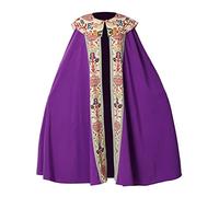 COSDREAMER Veste per abiti da chiesa cattolici, unisex, per il prete, celebrante, casula di massa, colore: viola, XL