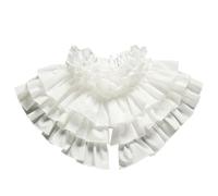 COSDREAMERcollare vittoriano donna Costume elisabettiano con volant e collo a ruff rinascimentale