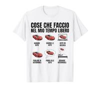 Cose che Faccio Appassionato di Auto Uomini Divertenti Maglietta
