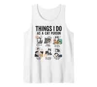 Cose Che Faccio Come Persona Che AMA I Gatti Design Canotta