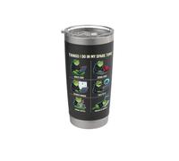 Cose che faccio nel mio tempo libero AI Engineer Programmer Frog Bicchiere termico in acciaio inox doppia parete