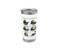 Cose che faccio nel mio tempo libero AI Engineer Programmer Frog Bicchiere termico in acciaio inox doppia parete