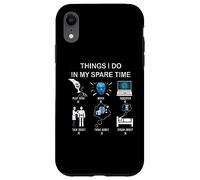 Cose che faccio nel mio tempo libero Appassionato di AI, Divertente AI Guy Custodia per iPhone XR