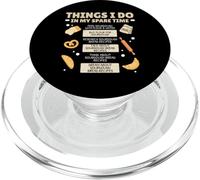 Cose che faccio nel mio tempo libero Cottura Pasticceria Chef Baker Bake PopSockets PopGrip per MagSafe