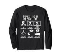 Cose che faccio nel mio tempo libero divertente Mountain Bike MTB bicicletta Maglia a Manica