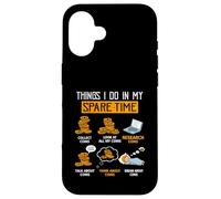 Cose che faccio nel mio tempo libero Divertente Numismatica Coin Crypto Custodia per iPhone 16