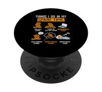Cose che faccio nel mio tempo libero Divertente Numismatica Coin Crypto PopSockets PopGrip Adesivo