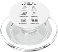 Cose che faccio nel mio tempo libero - Fan di basket PopSockets PopGrip per MagSafe