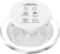 Cose che faccio nel mio tempo libero - Fan di pesca PopSockets PopGrip per MagSafe