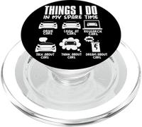 Cose che faccio nel mio tempo libero Funny Carguy Mechanic PopSockets PopGrip per MagSafe