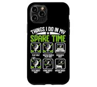 Cose che faccio nel mio tempo libero giocare a golf Guarda le persone che giocano a golf Custodia per iPhone 11 Pro