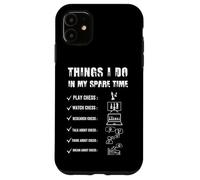 Cose che faccio nel mio tempo libero, Giocatori di scacchi divertenti Ragazzi Custodia per iPhone 11