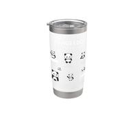 Cose che faccio nel mio tempo libero Guarda Panda Guarda il video di Panda Bicchiere termico in acciaio inox doppia parete