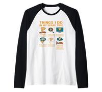 Cose che faccio nel mio tempo libero Meteorologia Storm Chasing Maglia con Maniche Raglan