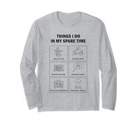 Cose Che Faccio nel Mio Tempo Libero - Music Lover Maglia a Manica