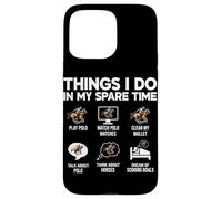 Cose che faccio nel mio tempo libero Polo Horse Polo Player Riding Custodia per iPhone 15 Pro Max