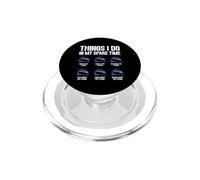 Cose che faccio nel mio tempo libero RMS Titanic Enthusiast Icebearg PopSockets PopGrip per MagSafe